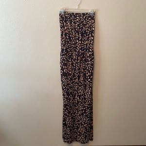 Venus Brown & Black Maxi Dress